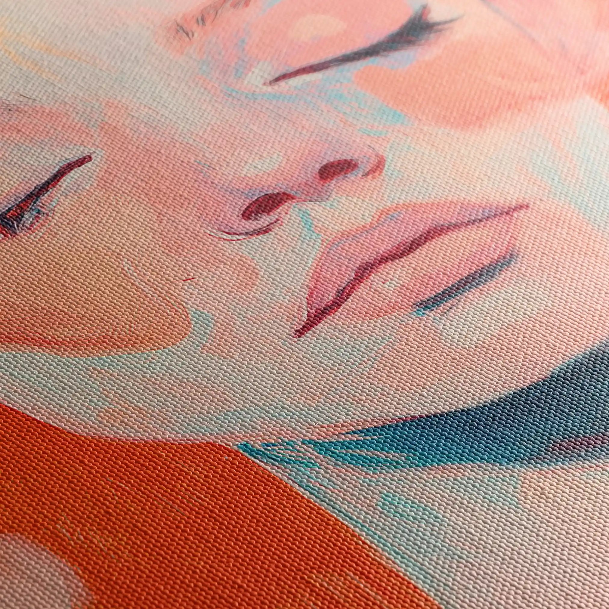 Portrait 064 Canvas Art 90 x 60 cm / Stretched on hidden frame