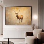 Animals 065 Canvas Art 90 x 60 cm / Stretched on hidden frame