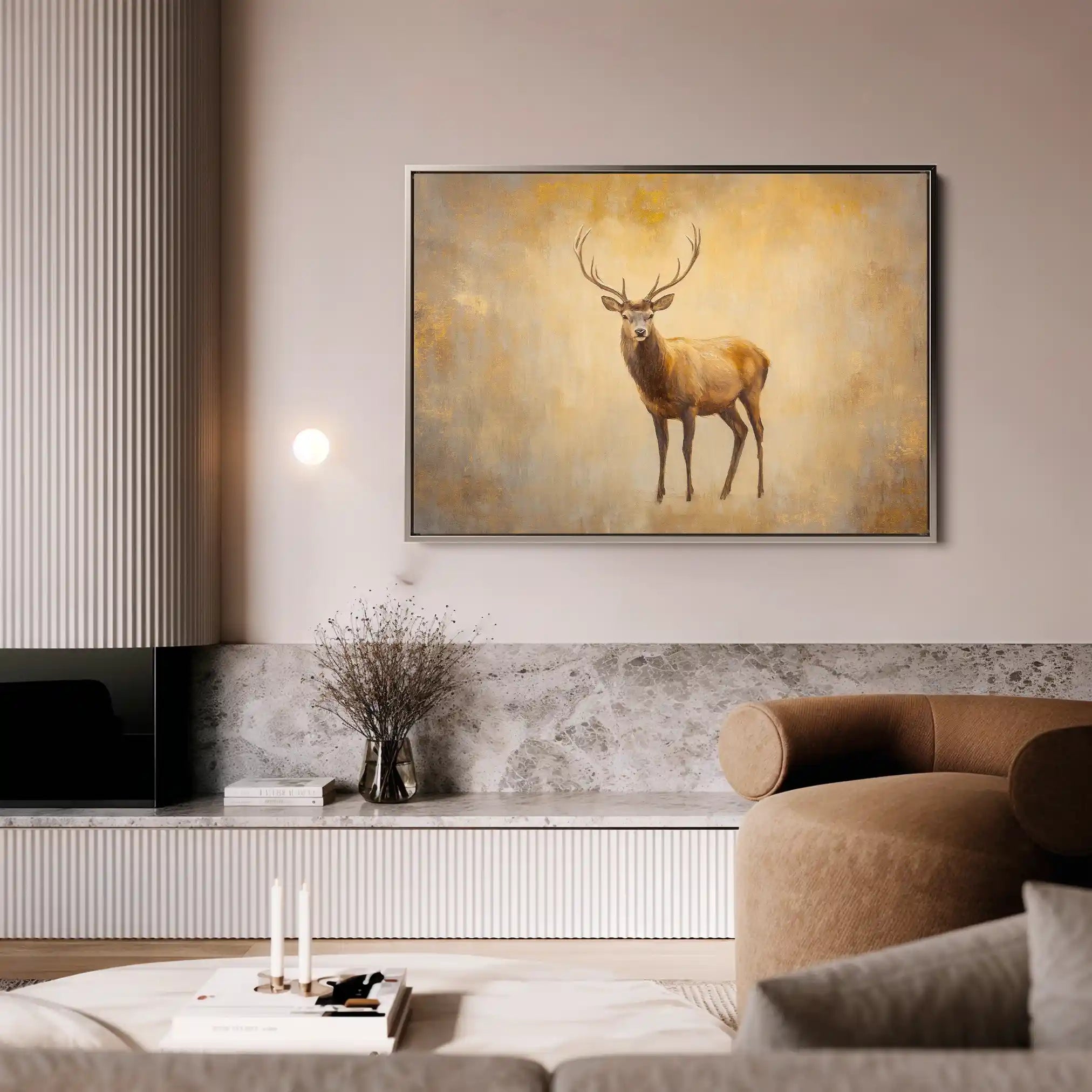 Animals 065 Canvas Art 90 x 60 cm / Stretched on hidden frame