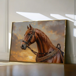 Horses 065 Canvas Art 90 x 60 cm / Stretched on hidden frame