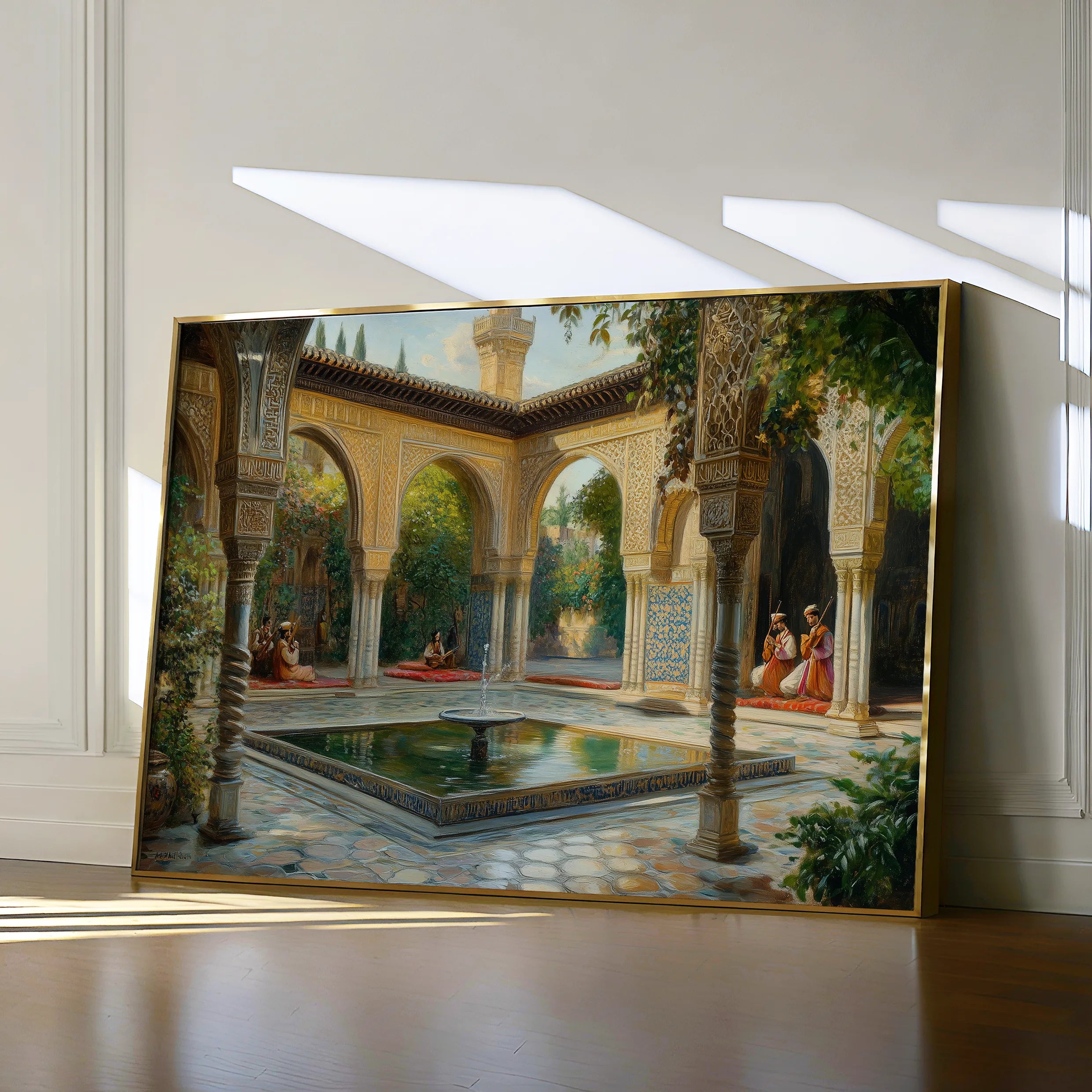 Orientalist Canvas Wall Art WAD065-OR 90 x 60 cm / Stretched on hidden frame