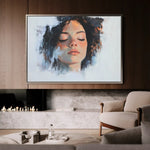 Portrait 065 Canvas Art 90 x 60 cm / Stretched on hidden frame