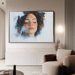 Portrait 065 Canvas Art 90 x 60 cm / Stretched on hidden frame