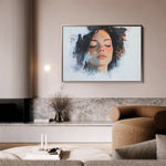 Portrait 065 Canvas Art 90 x 60 cm / Stretched on hidden frame