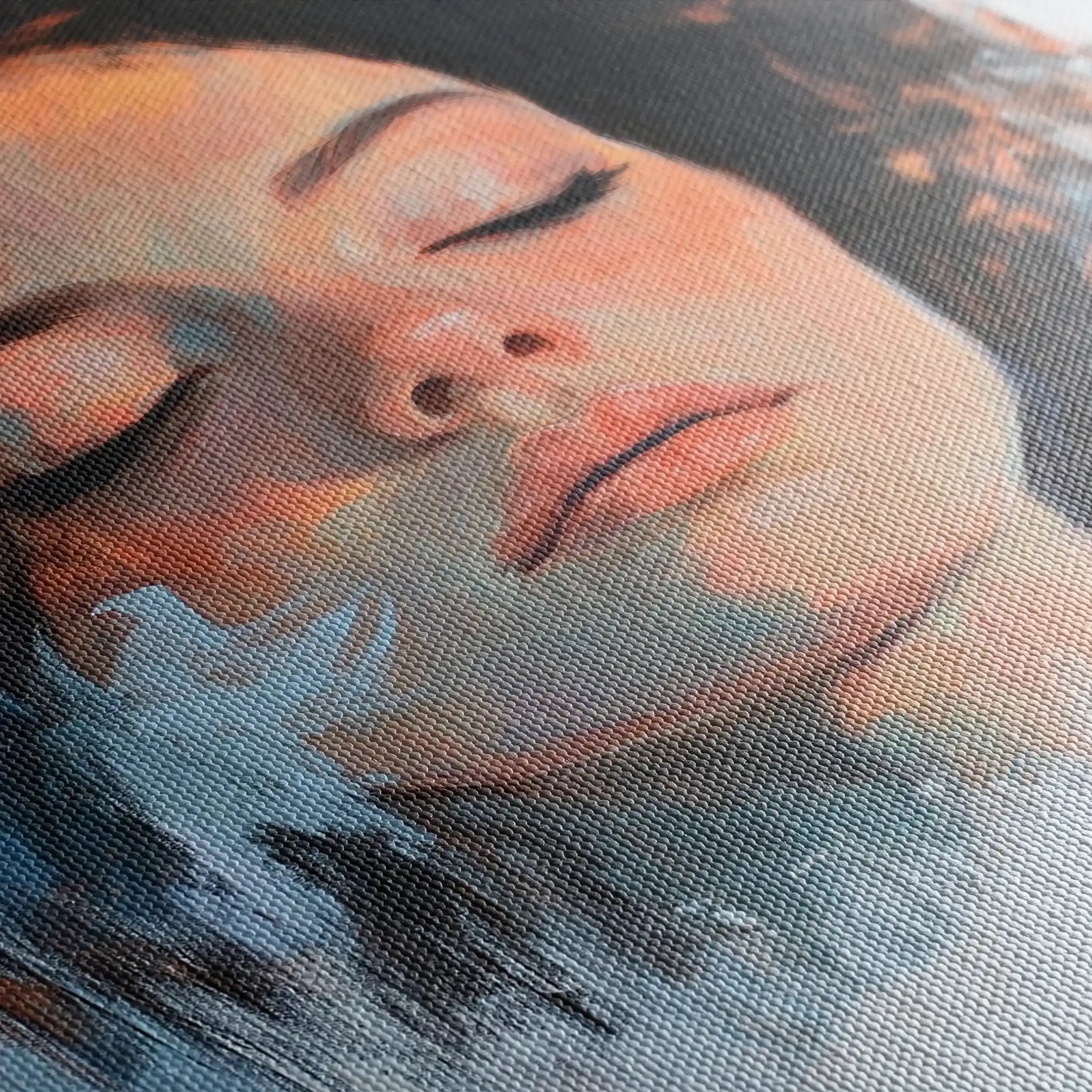 Portrait 065 Canvas Art 90 x 60 cm / Stretched on hidden frame