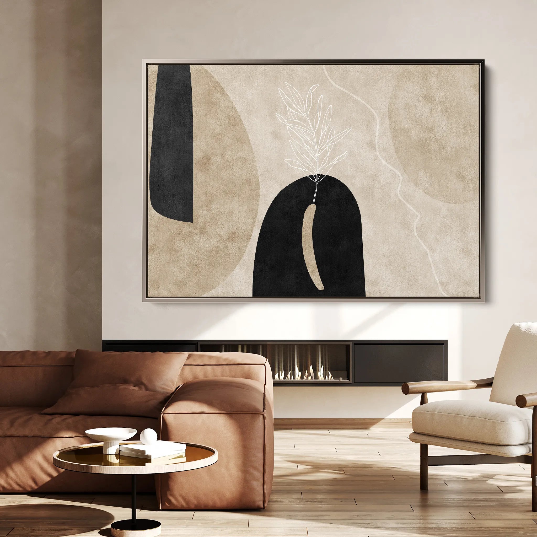 Boho Canvas Wall Art WAD066-BH 90 x 60 cm / Stretched on hidden frame