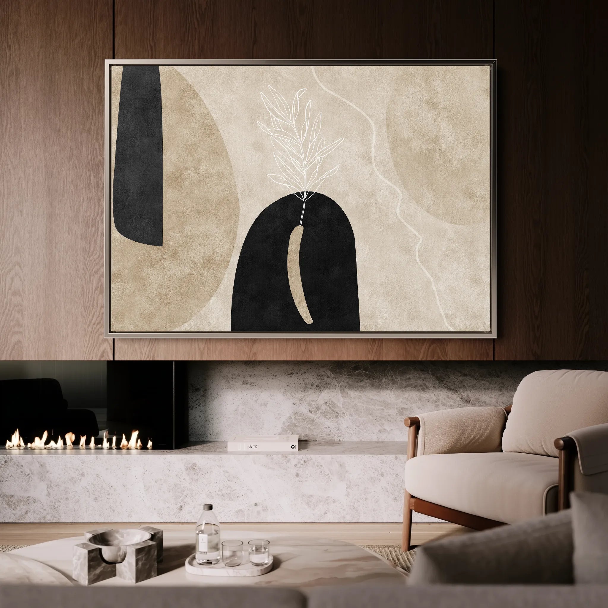 Boho Canvas Wall Art WAD066-BH 90 x 60 cm / Stretched on hidden frame