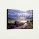 Landscape 066 Canvas Art 90 x 60 cm / Stretched on hidden frame