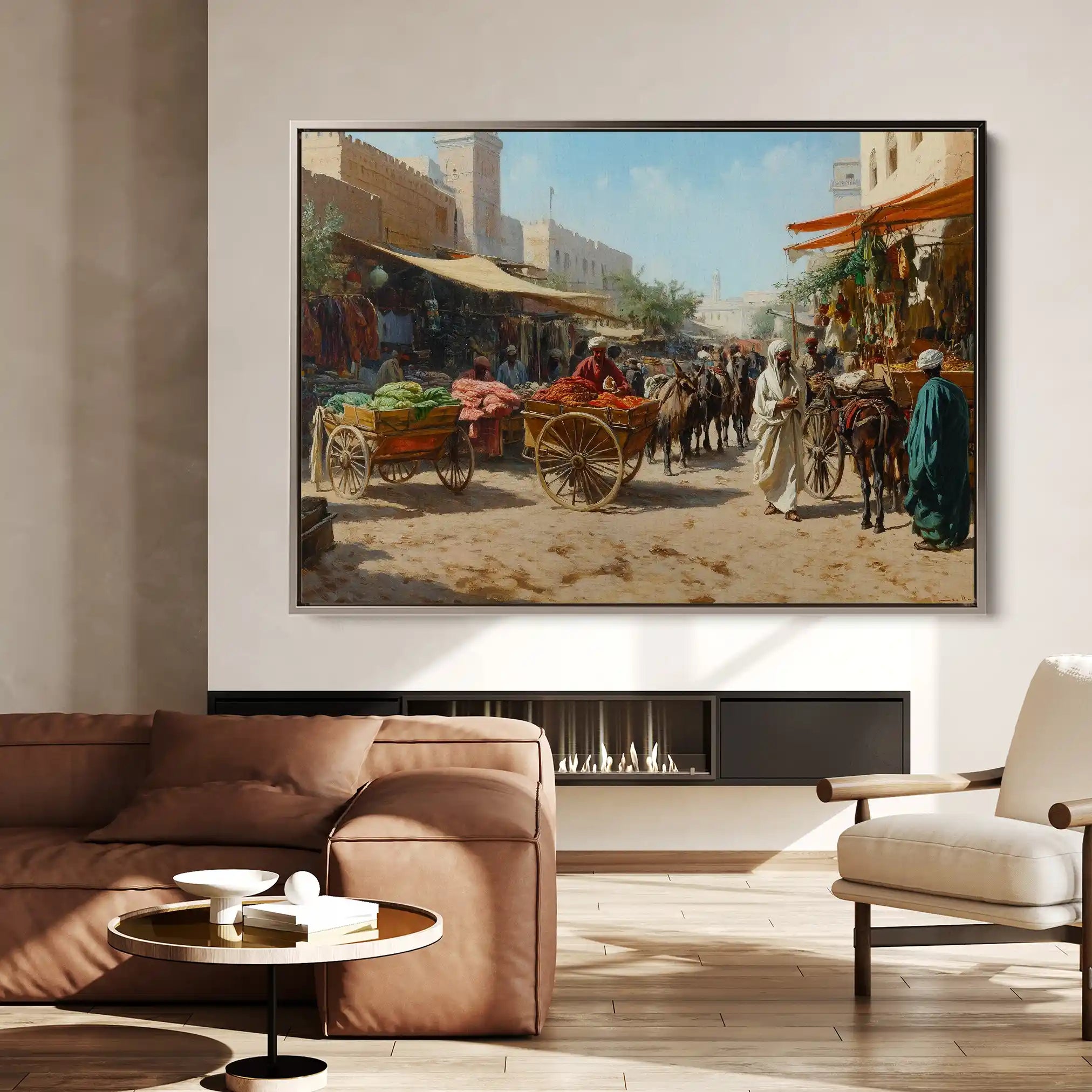 Orientalist 066 Canvas Art 90 x 60 cm / Stretched on hidden frame