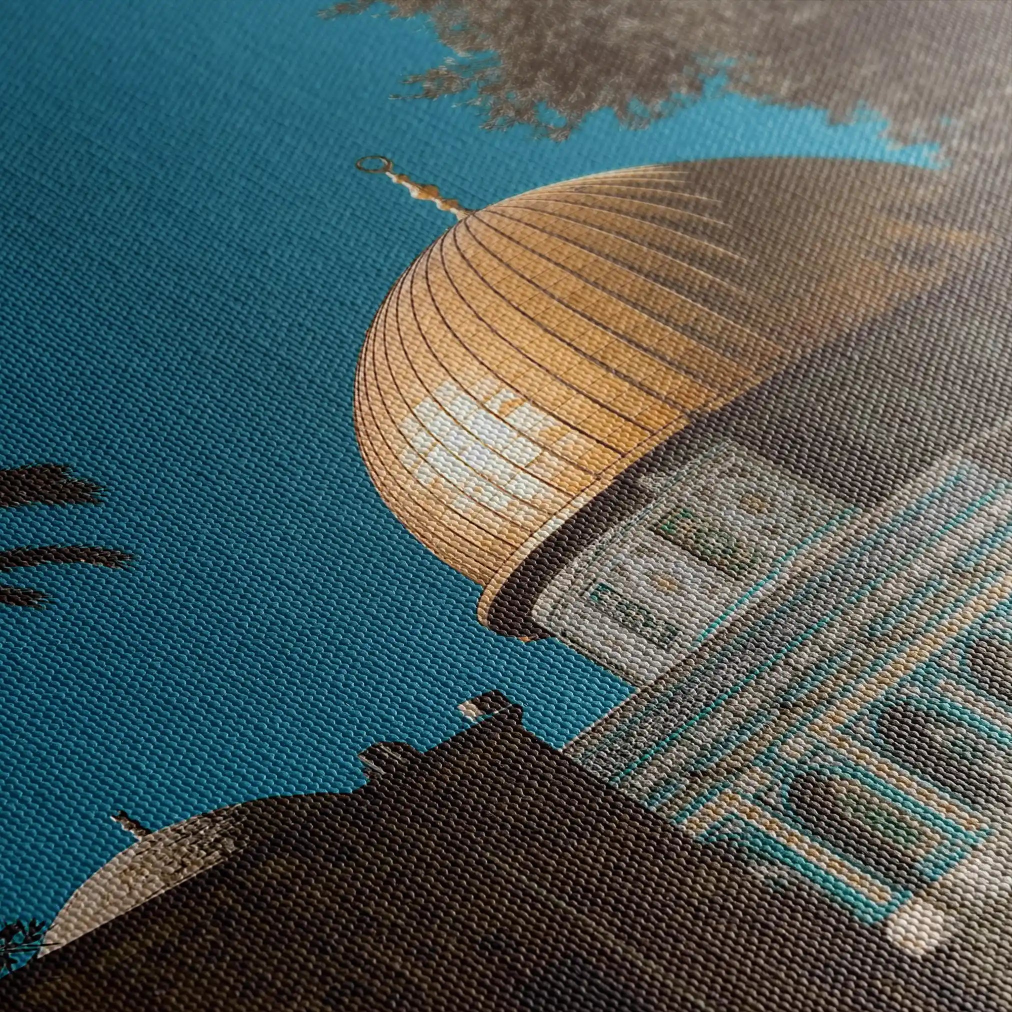 Palestine 066 Canvas Art 90 x 60 cm / Stretched on hidden frame