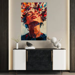 Portrait 066 Canvas Art 90 x 60 cm / Stretched on hidden frame