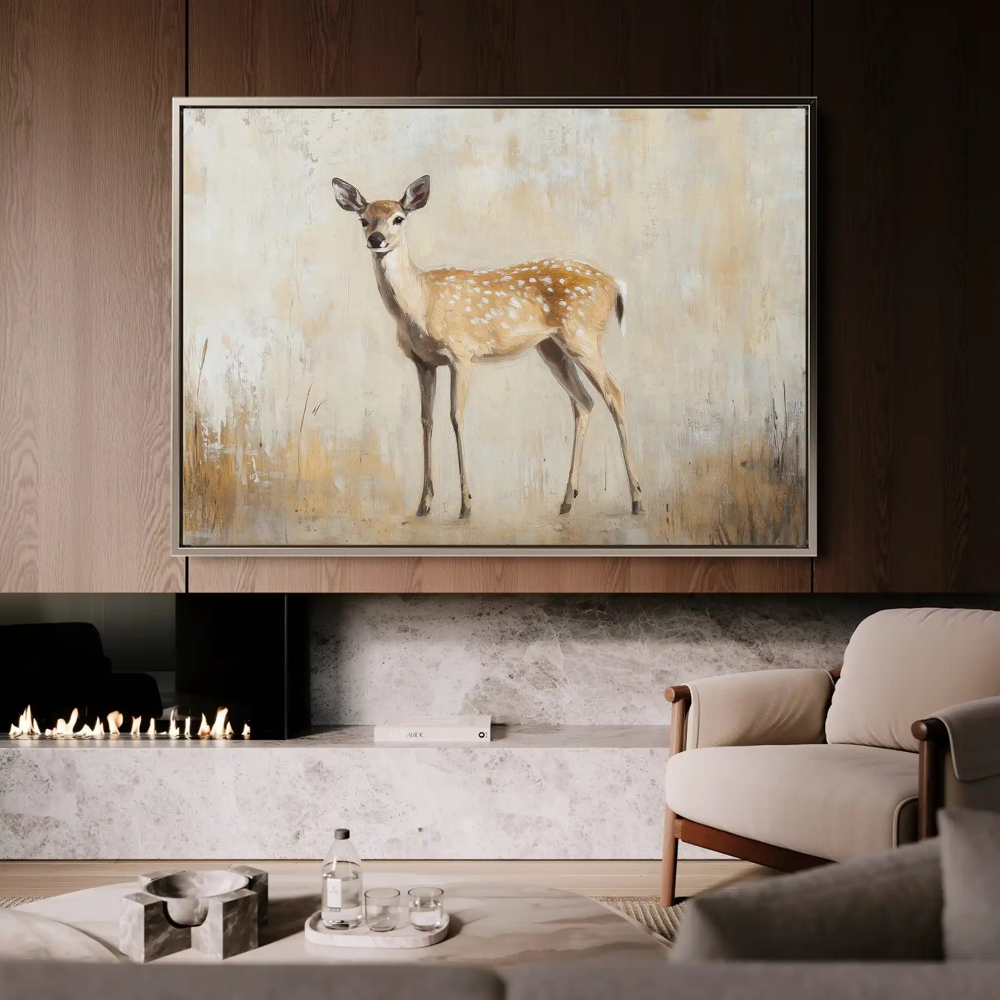 Animals 067 Canvas Art 90 x 60 cm / Stretched on hidden frame
