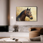 Horses 067 Canvas Art 90 x 60 cm / Stretched on hidden frame
