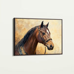 Horses 067 Canvas Art 90 x 60 cm / Stretched on hidden frame