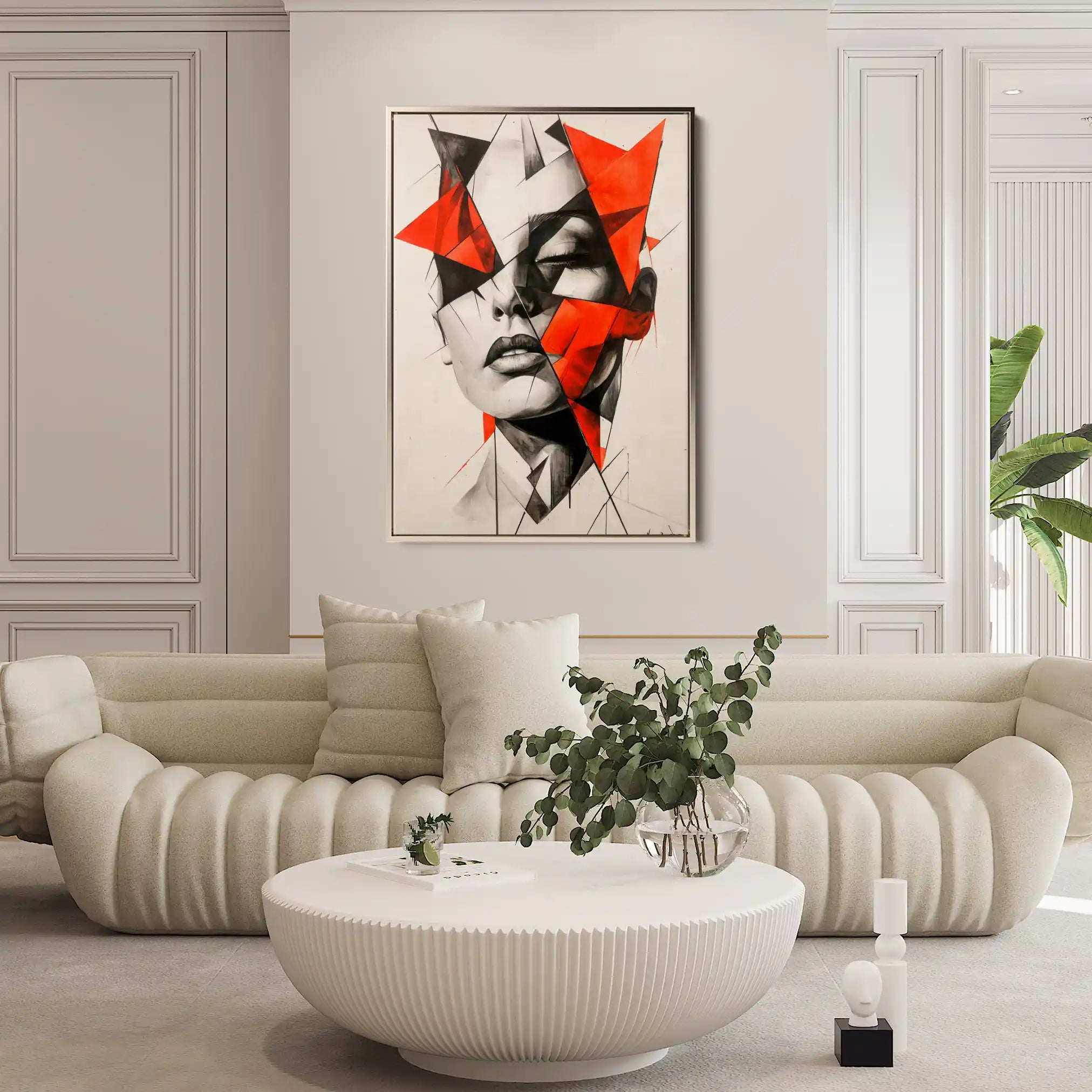 Portrait 067 Canvas Art 90 x 60 cm / Stretched on hidden frame