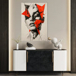 Portrait 067 Canvas Art 90 x 60 cm / Stretched on hidden frame