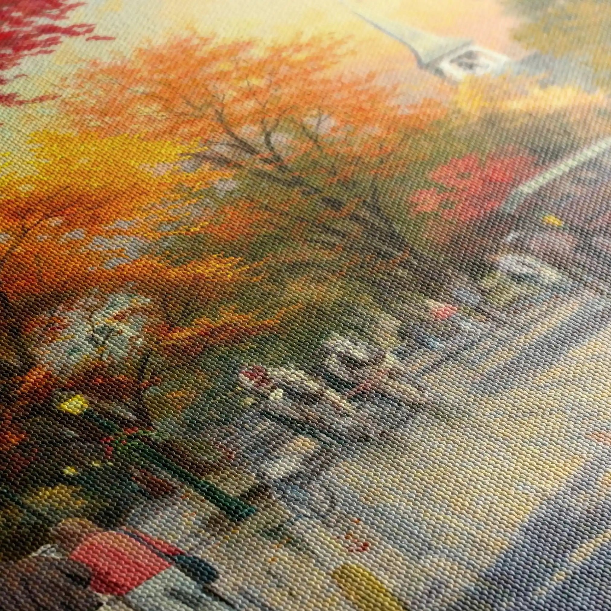 Landscape 068 Canvas Art 90 x 60 cm / Stretched on hidden frame