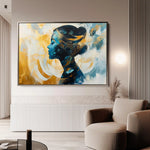 Portrait 068 Canvas Art 90 x 60 cm / Stretched on hidden frame