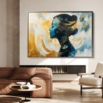 Portrait 068 Canvas Art 90 x 60 cm / Stretched on hidden frame