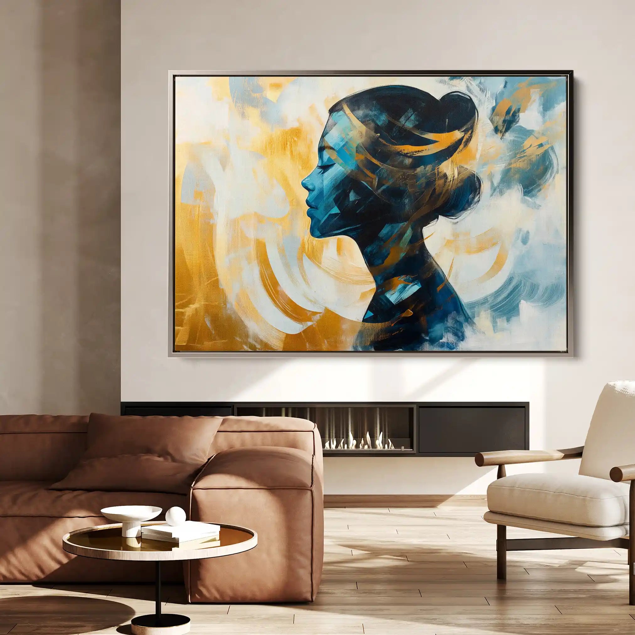 Portrait 068 Canvas Art 90 x 60 cm / Stretched on hidden frame