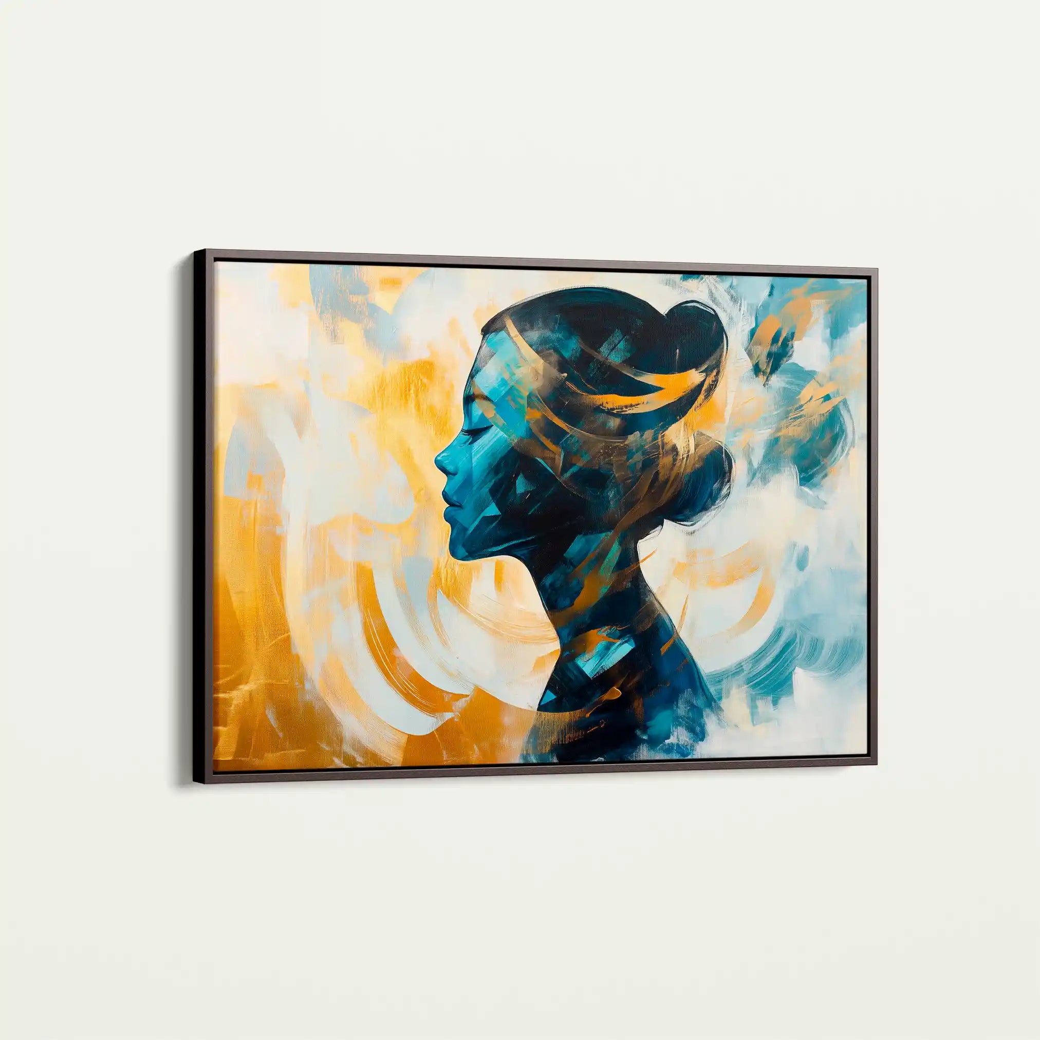 Portrait 068 Canvas Art 90 x 60 cm / Stretched on hidden frame