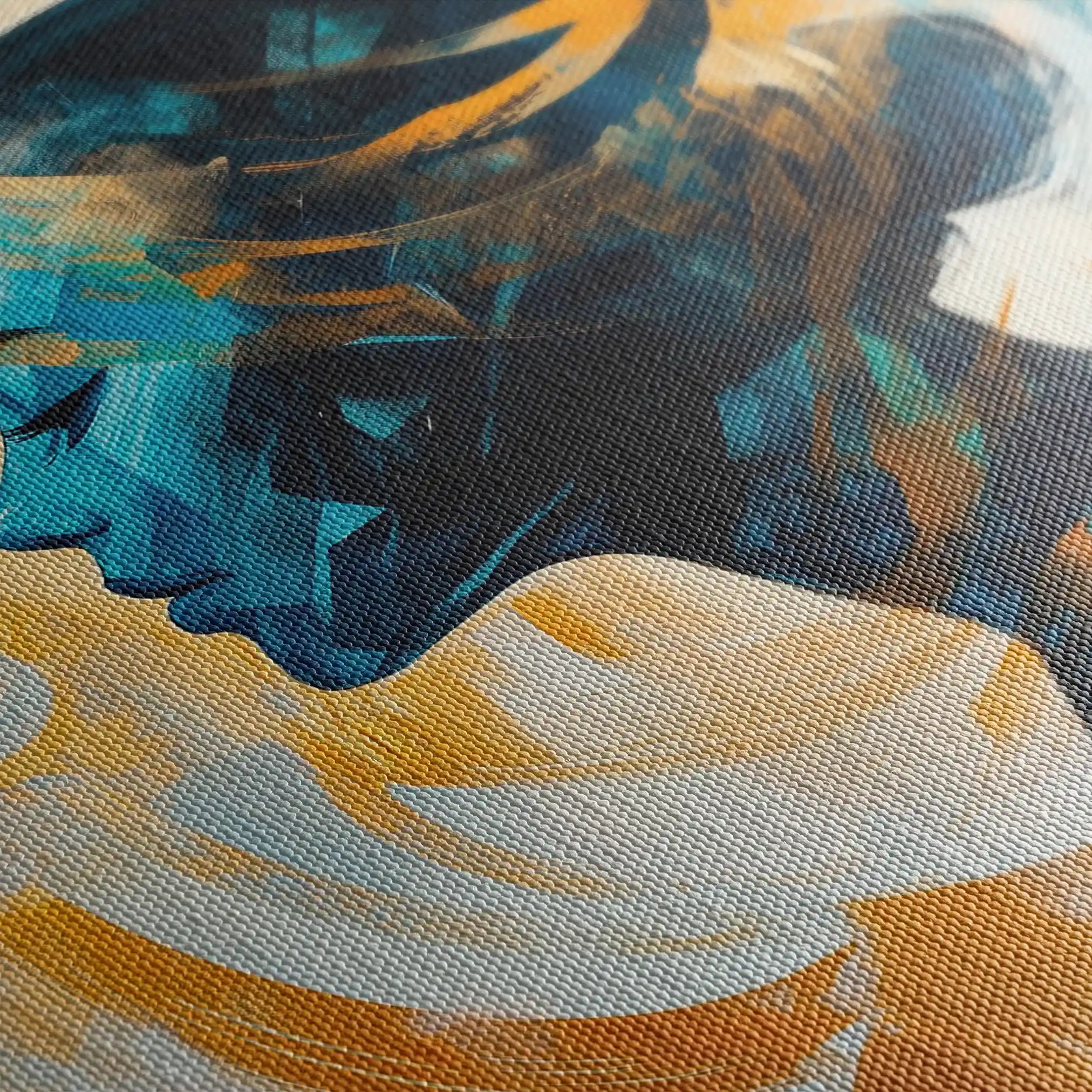 Portrait 068 Canvas Art 90 x 60 cm / Stretched on hidden frame