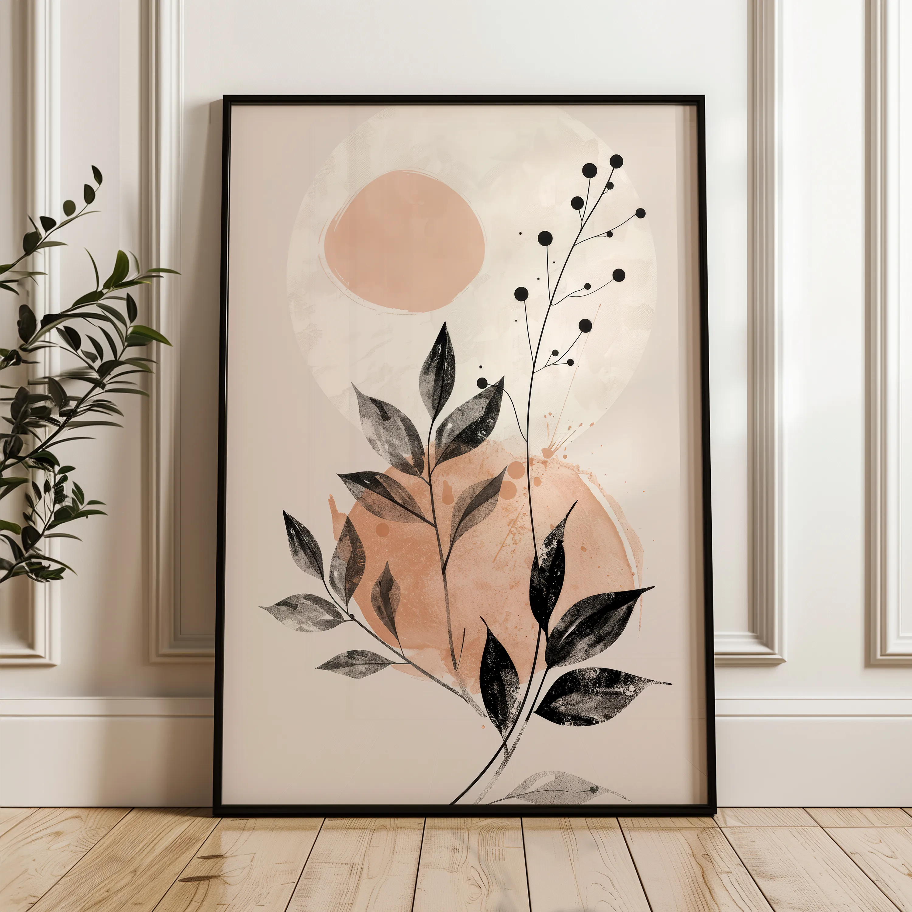Boho Canvas Wall Art WAD069-BH 90 x 60 cm / Stretched on hidden frame