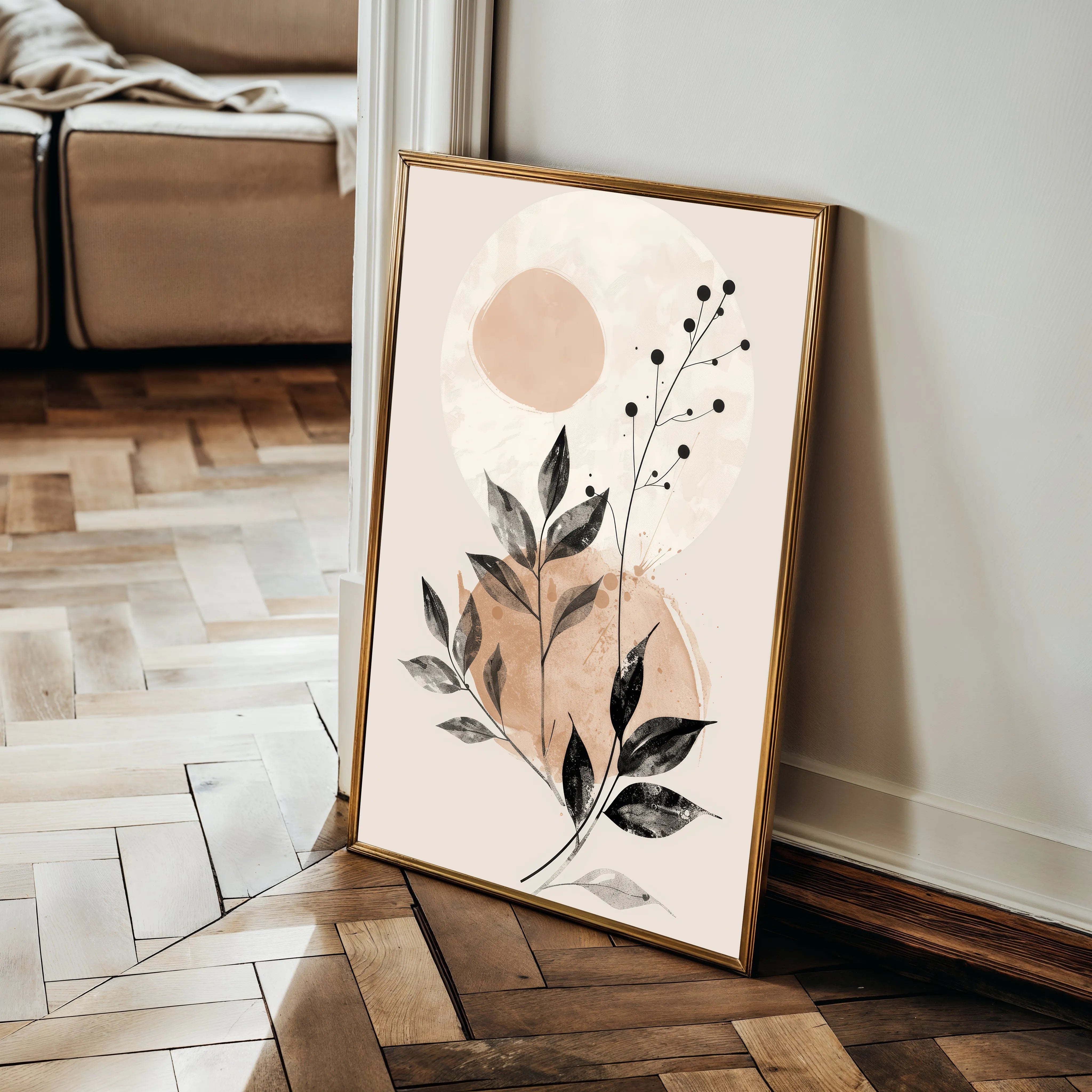 Boho Canvas Wall Art WAD069-BH 90 x 60 cm / Stretched on hidden frame