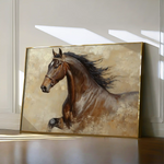 Horses 069 Canvas Art 90 x 60 cm / Stretched on hidden frame