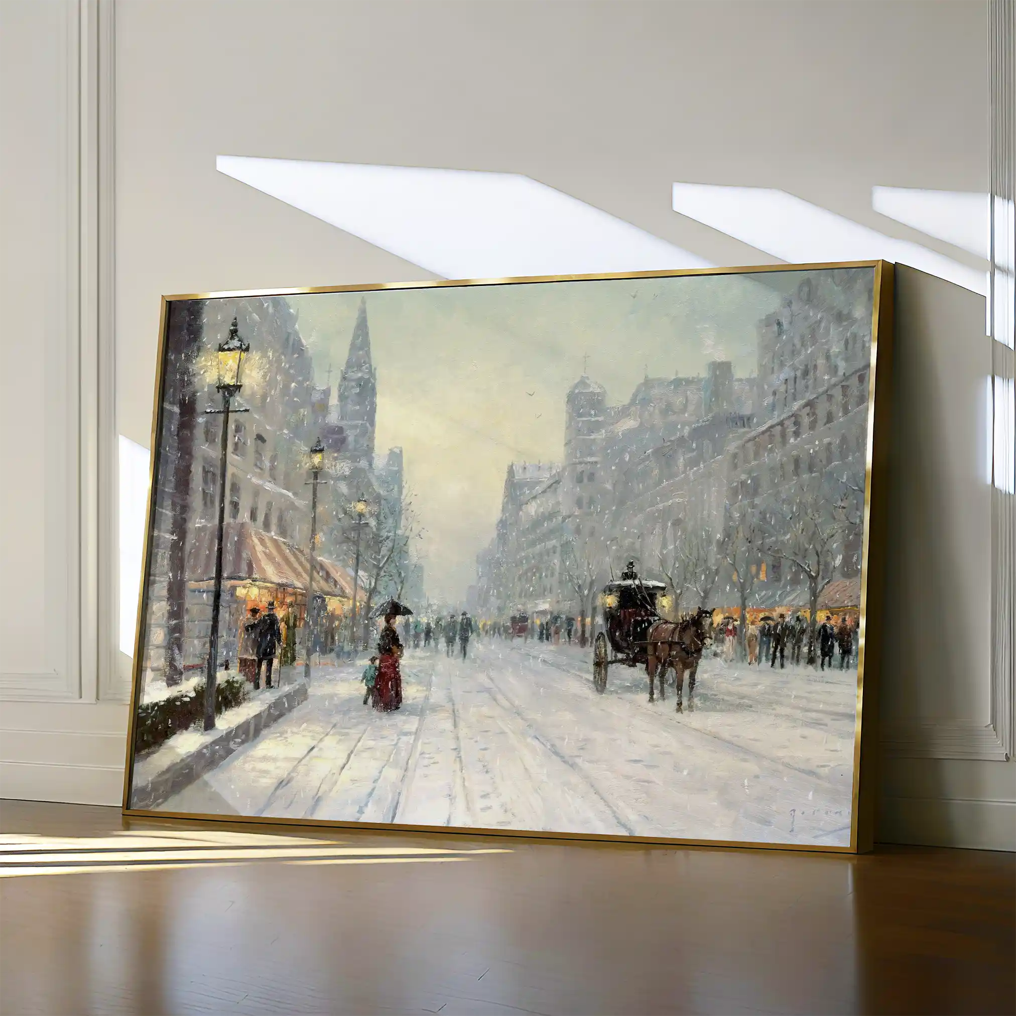 Landscape 069 Canvas Art 90 x 60 cm / Stretched on hidden frame