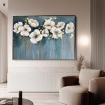 Floral Canvas Wall Art WAD070-F 90 x 60 cm / Stretched on hidden frame