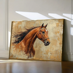 Horses 070 Canvas Art 90 x 60 cm / Stretched on hidden frame