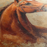 Horses 070 Canvas Art 90 x 60 cm / Stretched on hidden frame