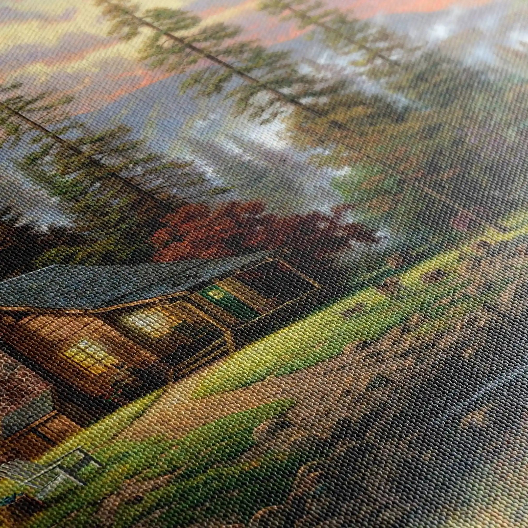 Landscape 070 Canvas Art 90 x 60 cm / Stretched on hidden frame