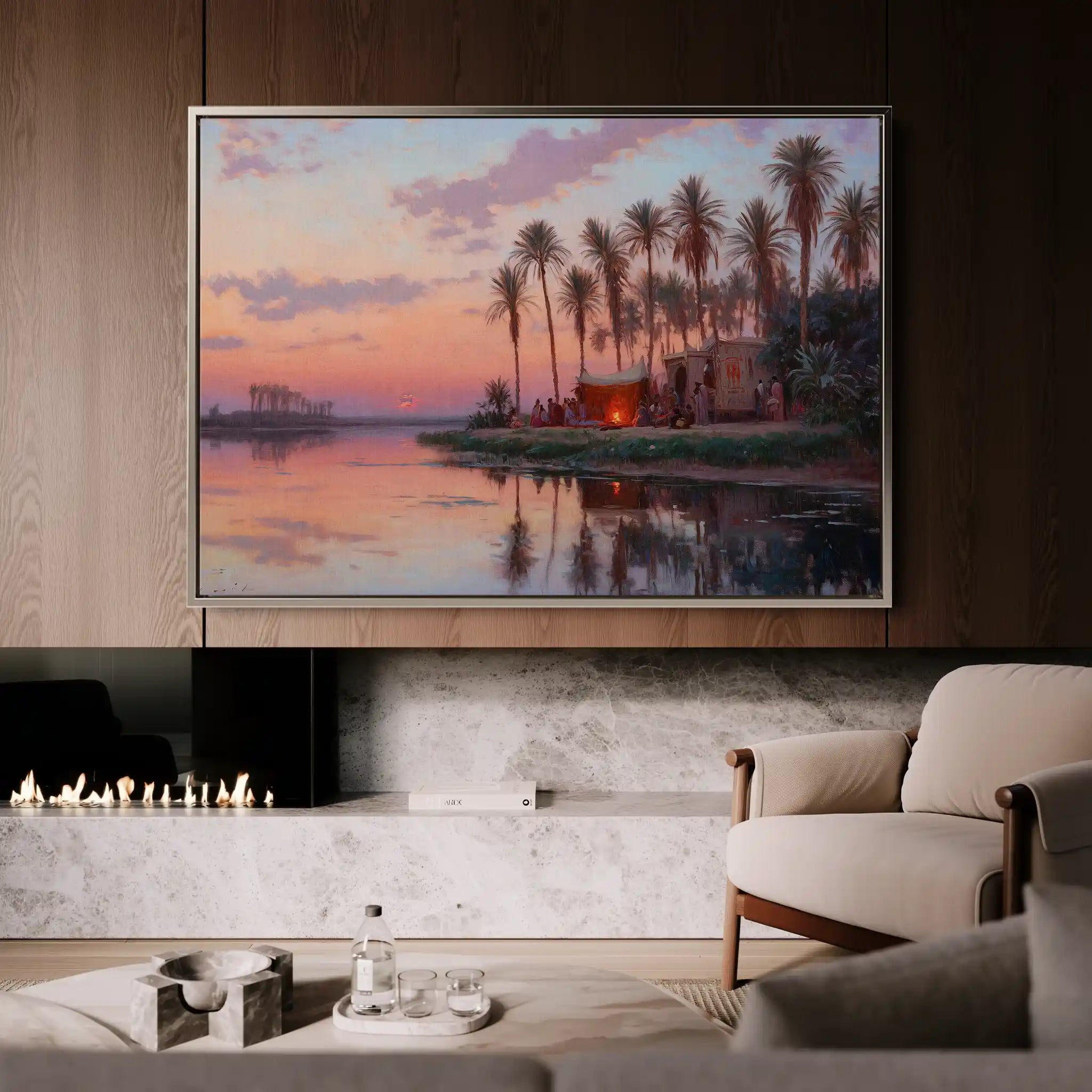 Orientalist 070 Canvas Art 90 x 60 cm / Stretched on hidden frame