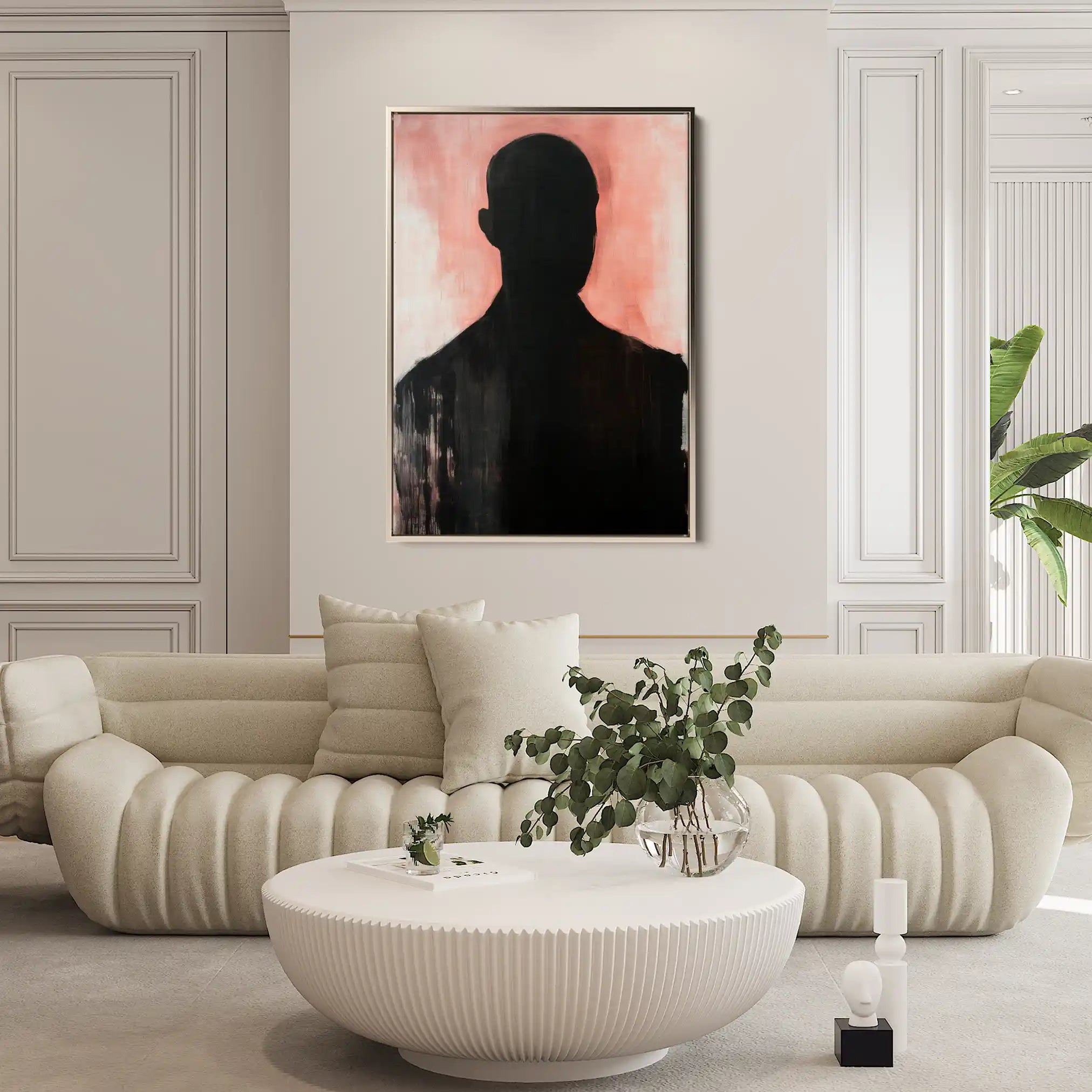 Portrait 070 Canvas Art 90 x 60 cm / Stretched on hidden frame