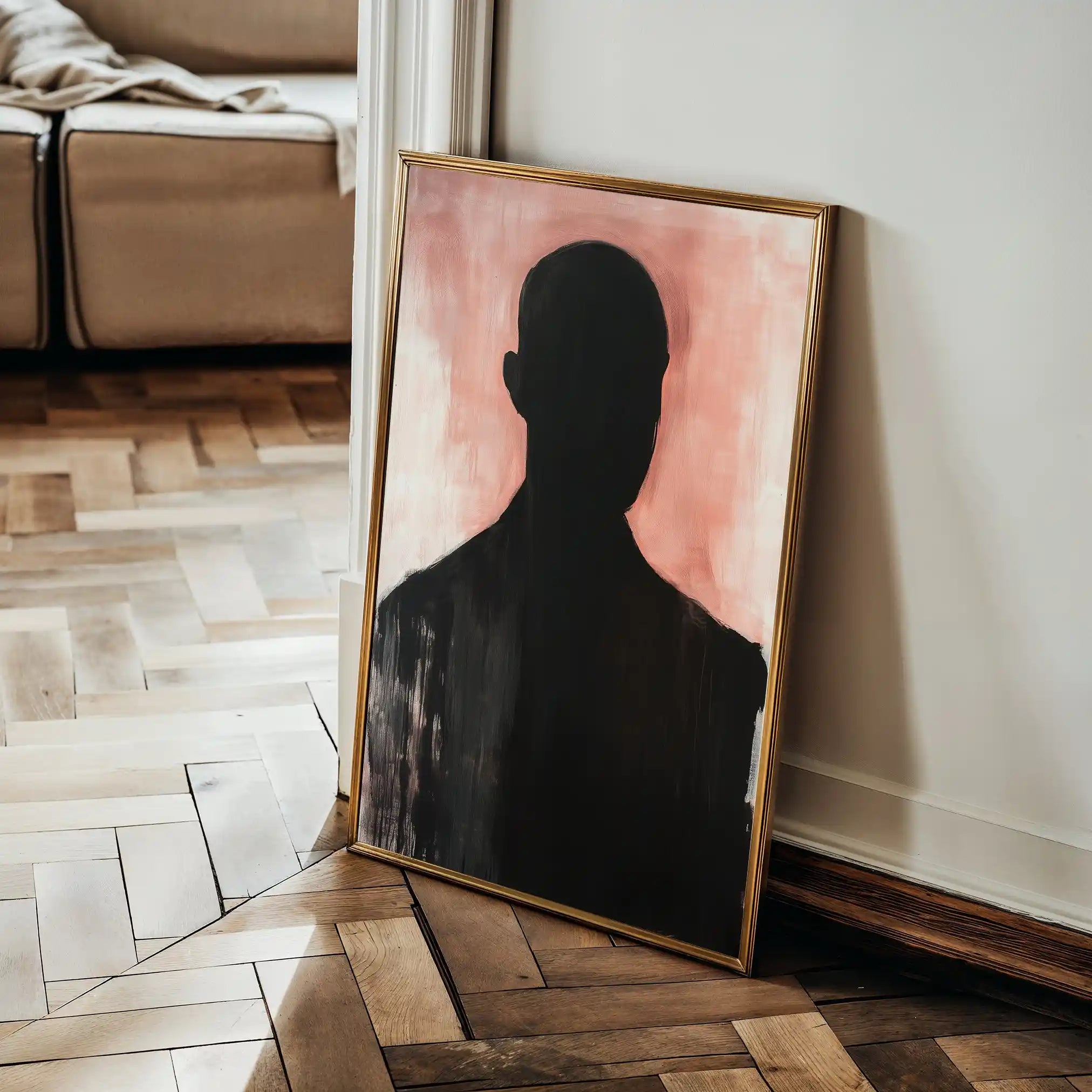 Portrait 070 Canvas Art 90 x 60 cm / Stretched on hidden frame