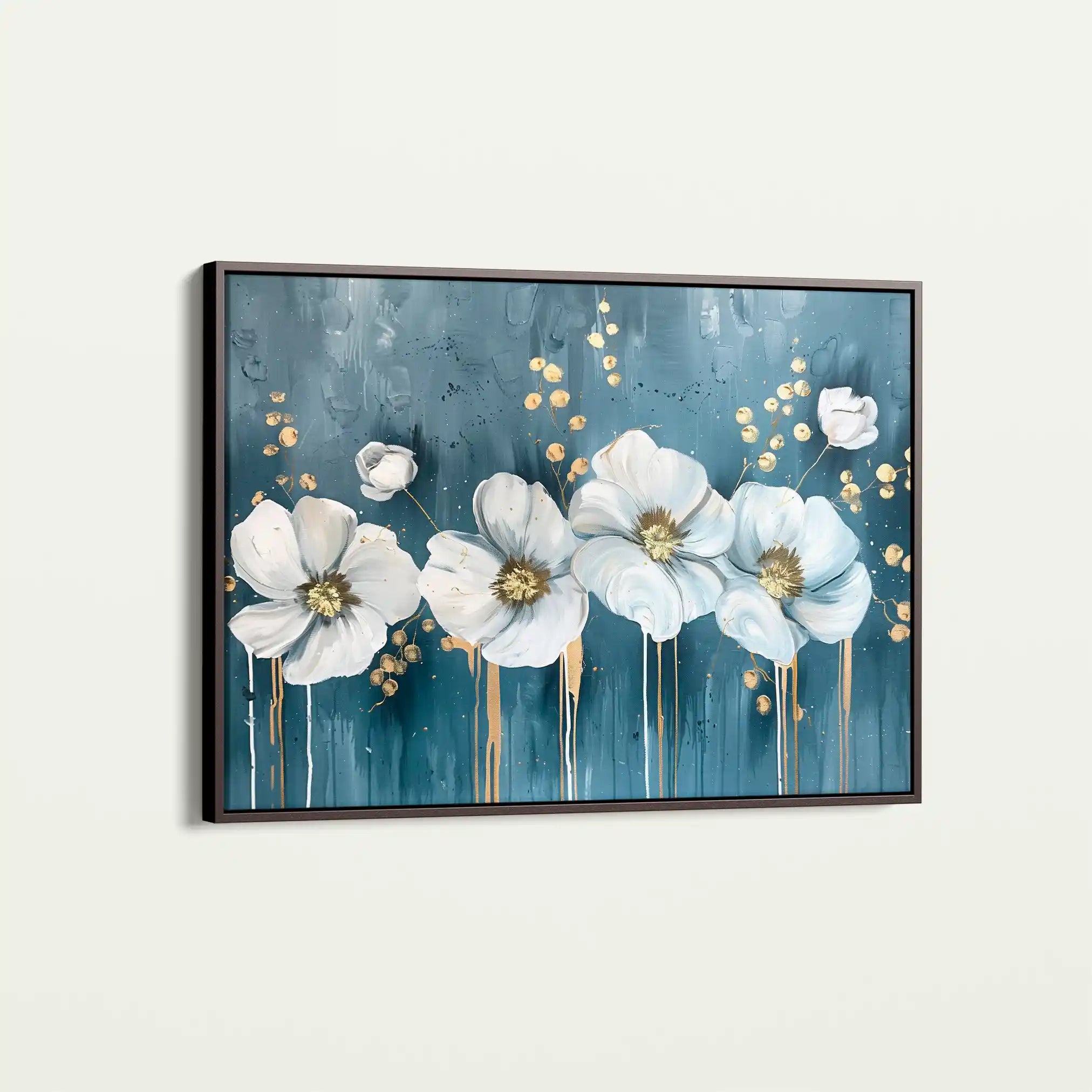 Floral Canvas Wall Art WAD071-F 90 x 60 cm / Stretched on hidden frame