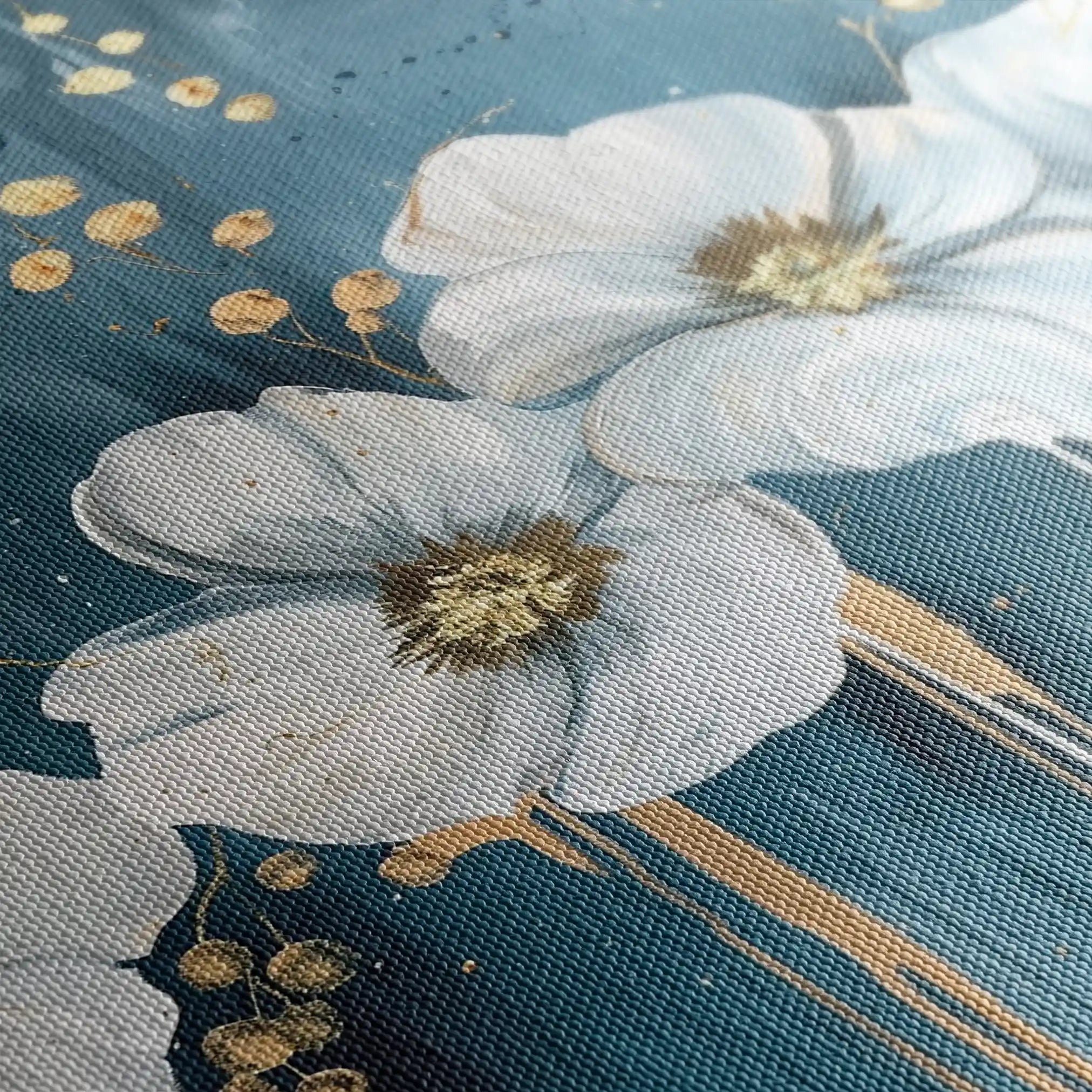 Floral Canvas Wall Art WAD071-F 90 x 60 cm / Stretched on hidden frame