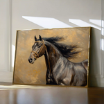 Horses 071 Canvas Art 90 x 60 cm / Stretched on hidden frame