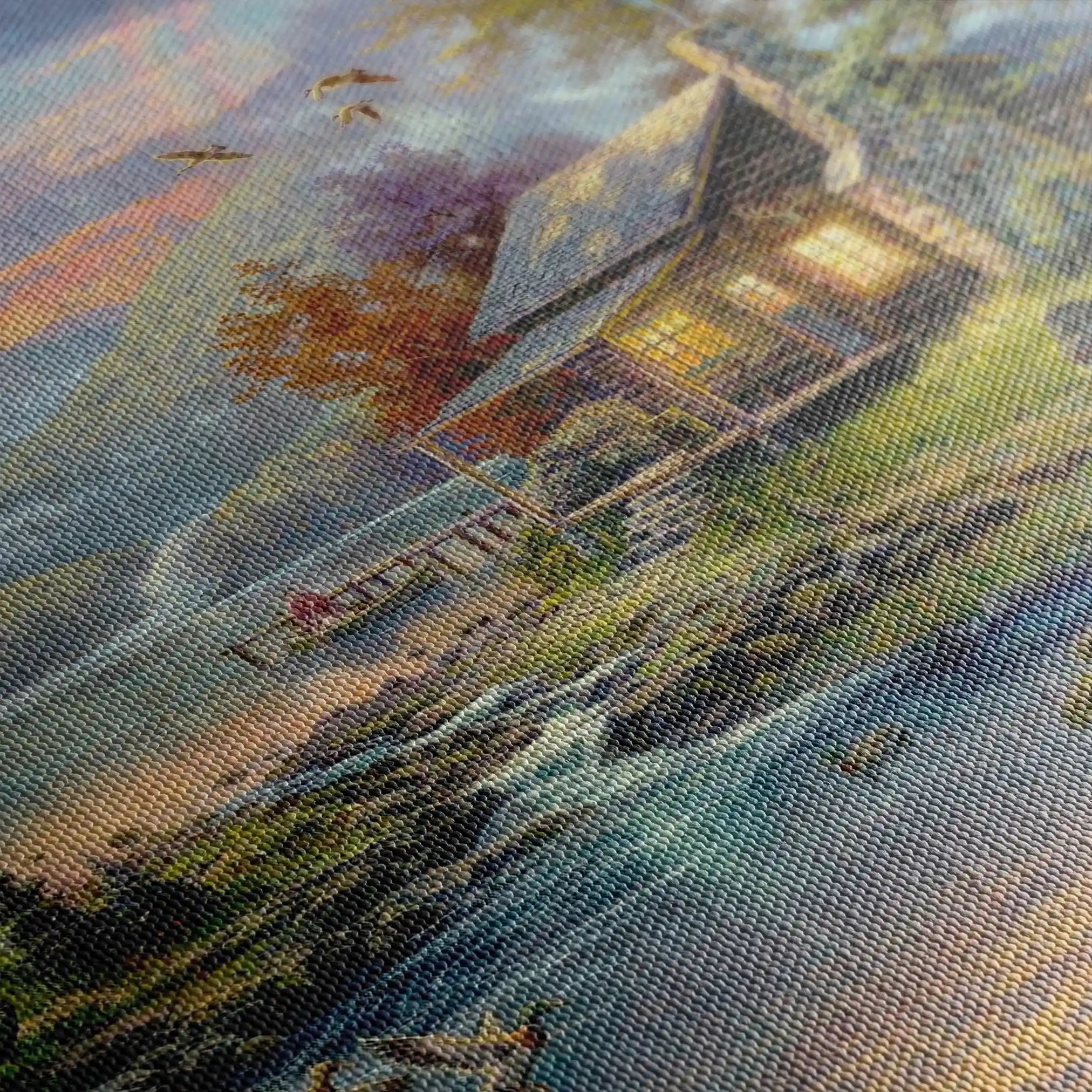 Landscape 071 Canvas Art 90 x 60 cm / Stretched on hidden frame