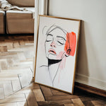 Portrait 071 Canvas Art 90 x 60 cm / Stretched on hidden frame