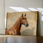 Horses 072 Canvas Art 90 x 60 cm / Stretched on hidden frame