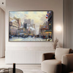 Landscape 072 Canvas Art 90 x 60 cm / Stretched on hidden frame