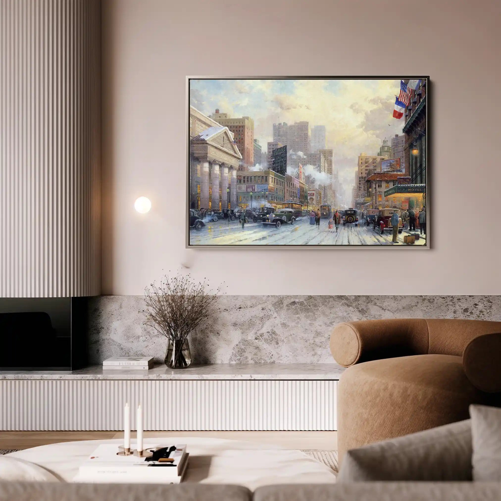 Landscape 072 Canvas Art 90 x 60 cm / Stretched on hidden frame