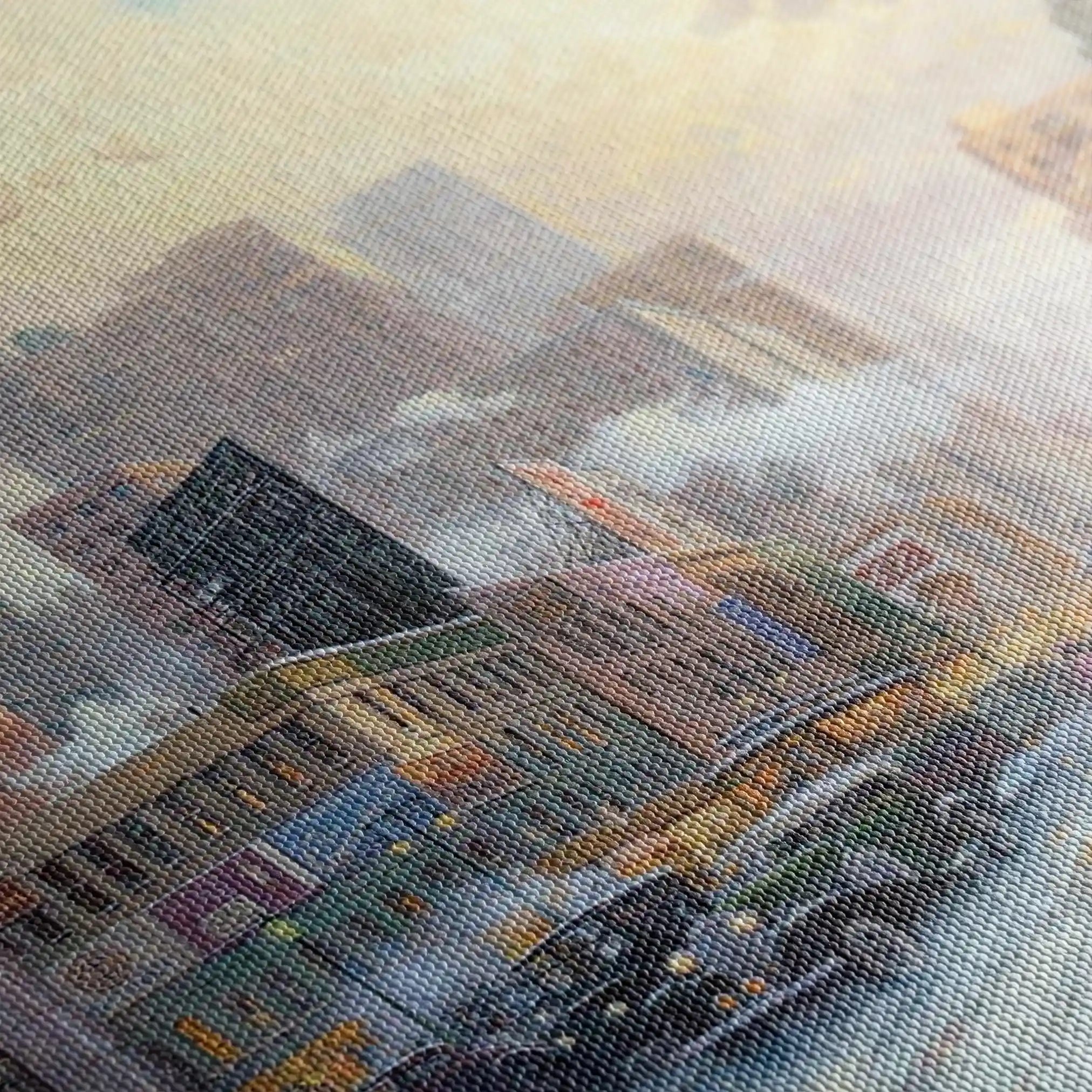 Landscape 072 Canvas Art 90 x 60 cm / Stretched on hidden frame