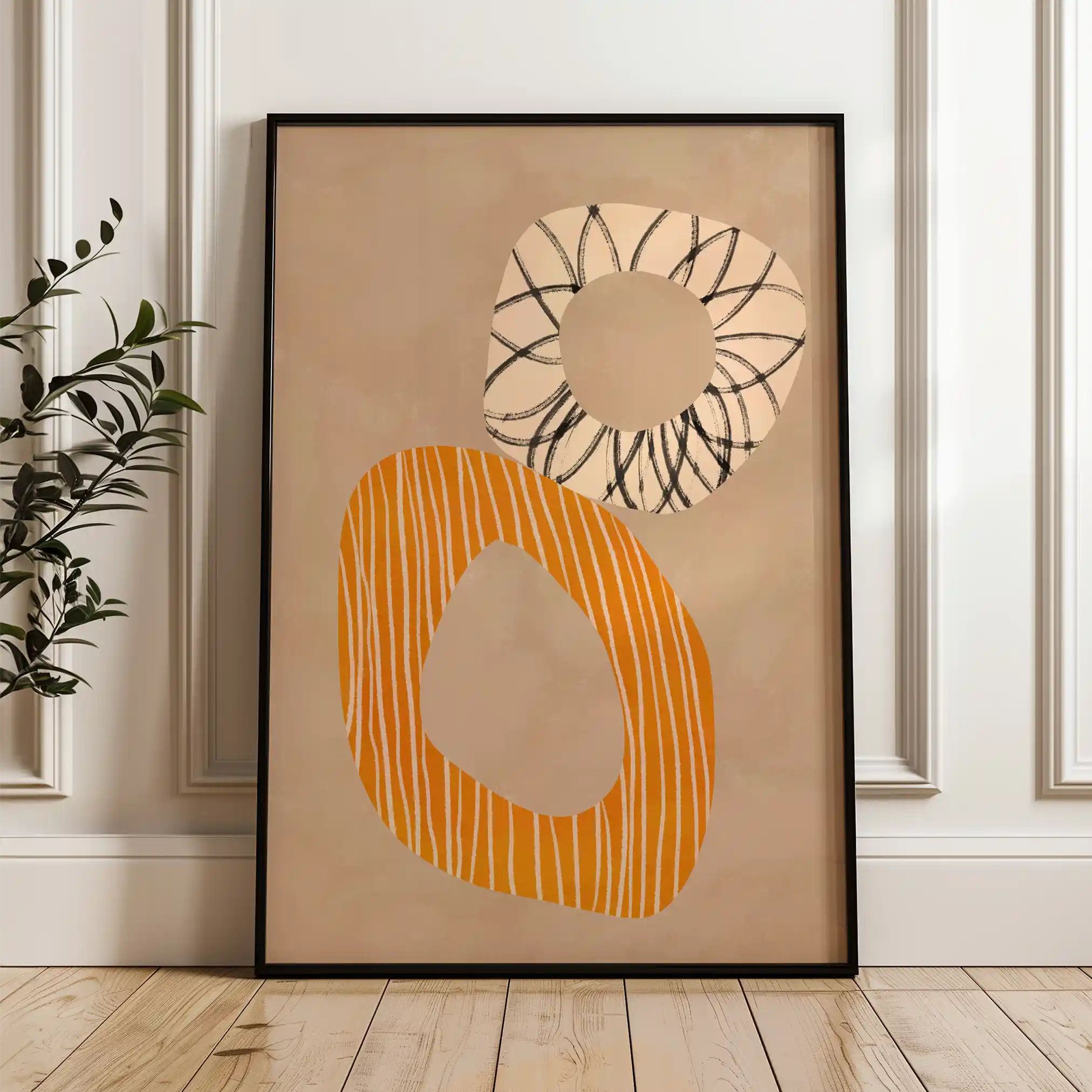 Boho 073 Canvas Art 90 x 60 cm / Stretched on hidden frame