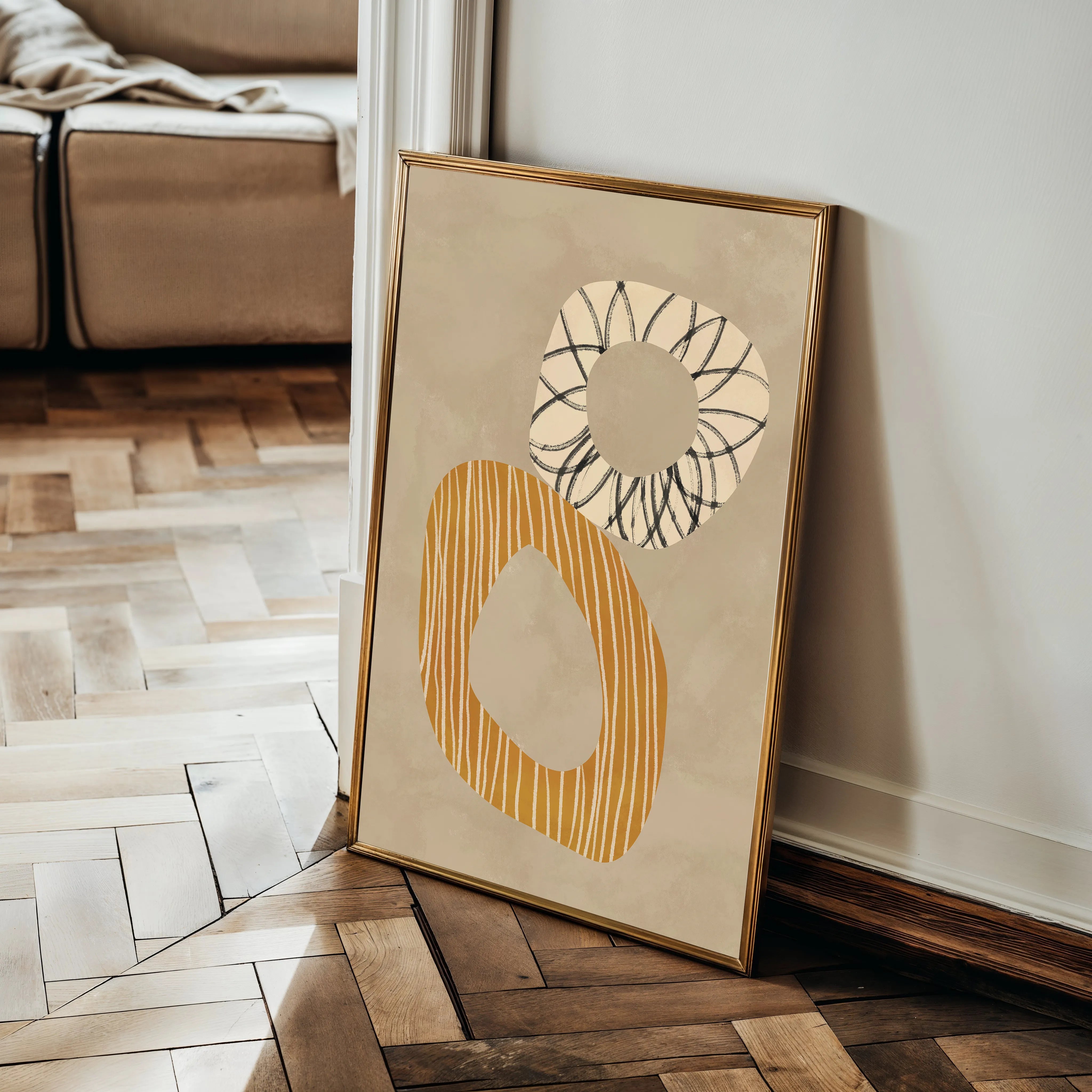 Boho Canvas Wall Art WAD073-BH 90 x 60 cm / Stretched on hidden frame