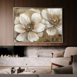 Floral Canvas Wall Art WAD073-F 90 x 60 cm / Stretched on hidden frame