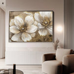 Floral Canvas Wall Art WAD073-F 90 x 60 cm / Stretched on hidden frame